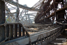 Последнее сброшенное пролётное строение